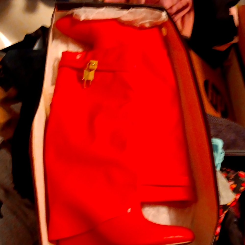 Red boots